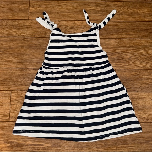 RAGGEDY ANN Dress Shirt Embroidered Stripes Summer Red Girls Size 3T - Picture 3 of 4